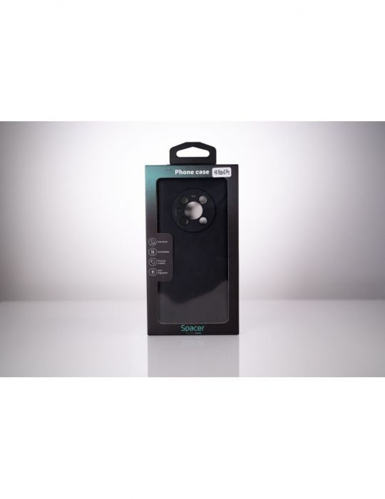 Husa smartphone spacer pentru huawei mate 40 pro grosime 1.5mm material flexibil tpu negru sppc-hu-mt-40p-tpu Spacer - 1