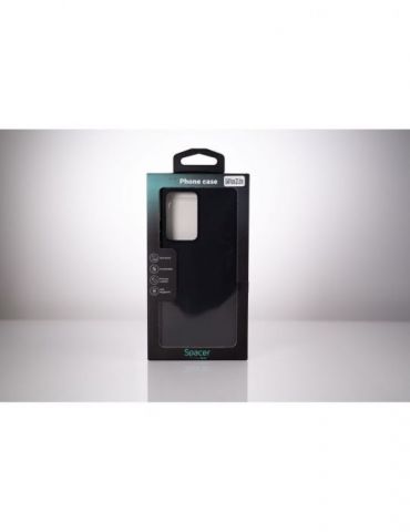 Husa smartphone spacer pentru samsung galaxy note 20 ultra grosime 1.5mm material flexibil tpu negru sppc-sm-gx-n20u-tpu Spacer 