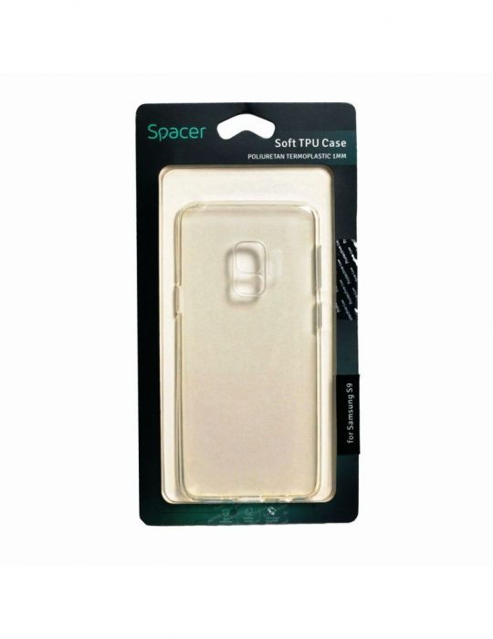 Husa smartphone spacer pentru samsung s9 grosime 1 mm material flexibil tpu transparenta spt-sts-sa.s9 Spacer - 1
