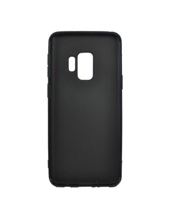 Husa smartphone spacer pentru samsung s9 grosime 1 mm material flexibil tpu colorfull matt ultra negru spt-mut-sa.s9 Spacer - 1