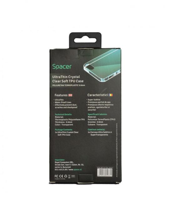 Husa smartphone spacer pentru samsung j3 2017 grosime 0.6 mm material flexibil tpu ultra subtire transparenta spt-ut-sa.j3201 Sp
