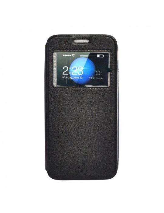 Husa smartphone spacer pentru samsung j7 2017 magnetica tip portofel negru spt-m-sa.j72017 Spacer - 1