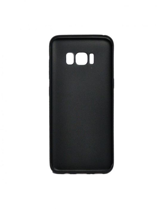 Husa smartphone spacer pentru samsung s8 grosime 1 mm material flexibil tpu colorfull matt ultra negru spt-mut-sa.s8 Spacer - 1