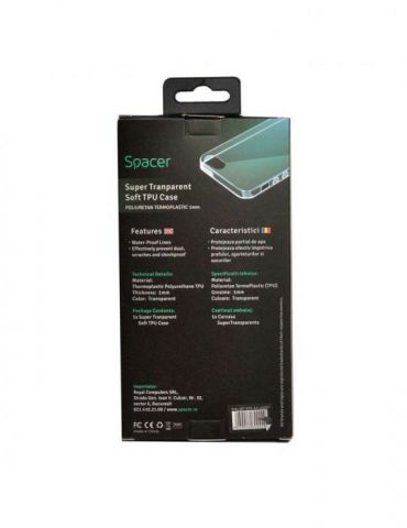 Husa smartphone spacer pentru samsung j3 2017 grosime 1 mm material flexibil tpu transparenta spt-sts-sa.j32017 Spacer - 1