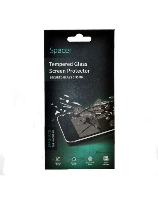 Folie sticla protectie 3d spacer pentru iphone 7+ iphone 7 plus spf-3d-ip.7g Spacer - 1