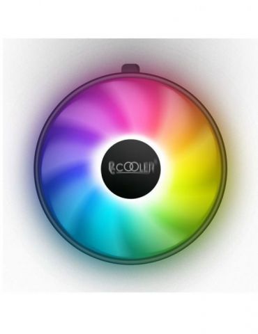 Cooler  pccooler skt. universal racire cu aer vent. 120 mm x 1 1800 rpm fixed led rgb e126m pro (include tv 0.8 lei) Pccooler -  - Tik.ro