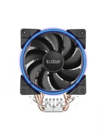 Cooler  pccooler skt. universal racire cu aer vent. 120 mm x 1 1800 rpm blue led gi-x4b v2 (include tv 0.8 lei) Pccooler - 1 - Tik.ro