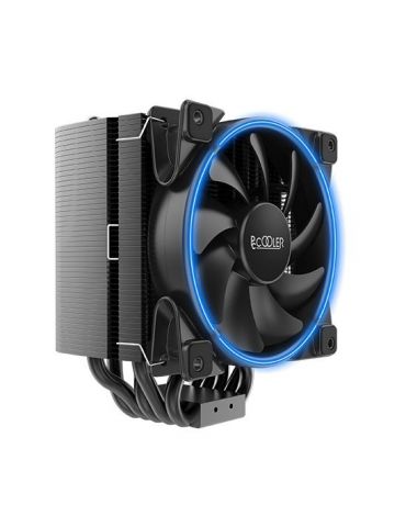Cooler  pccooler skt. universal racire cu aer vent. 120 mm x 1 1800 rpm blue led negru gi-h58ub corona b (include tv 3.5 lei) Pc - Tik.ro