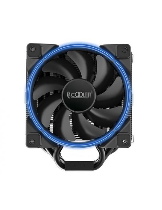 Cooler  pccooler skt. universal racire cu aer vent. 120 mm x 1 1800 rpm blue led negru gi-h58ub corona b (include tv 3.5 lei) Pc