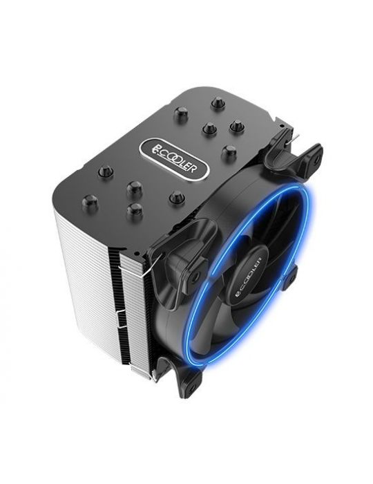 Cooler  pccooler skt. universal racire cu aer vent. 120 mm x 1 1800 rpm blue led negru gi-h58ub corona b (include tv 3.5 lei) Pc