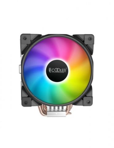 Cooler  pccooler skt. universal racire cu aer vent. 120 mm x 1 2000 rpm led rgb gi-d56v halo rgb (include tv 1.75 lei) Pccooler 