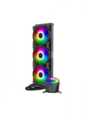 Cooler  pccooler skt. universal racire cu lichid vent. 120 mm x 3 2000 rpm led rgbgi-cx360 argb (include tv 10 lei) Pccooler - 1 - Tik.ro