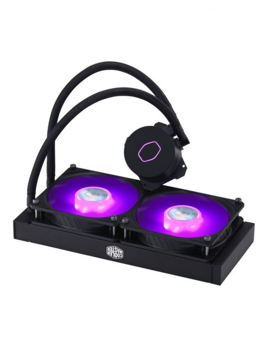 Cooler cooler master skt. universal racire cu lichid vent. 120 mm x 2 1800 rpm led rgb mlw-d24m-a18pc-r2 (include tv 1.75 lei Co