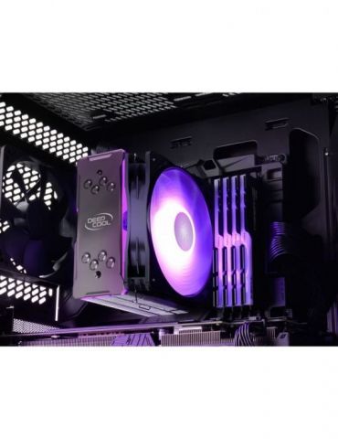Cooler  deepcool skt. universal racire cu aer vent. 120 mm 1500 rpm led rgb gammaxx gte v2 (include tv 0.8 lei) Deepcool - 1