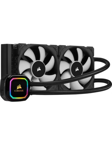 Cooler corsair skt. universal racire cu lichid vent. 120 mm x 2 2400 rpm led rgb cw-9060043-ww (include tv 3.5 lei) Corsair - 1