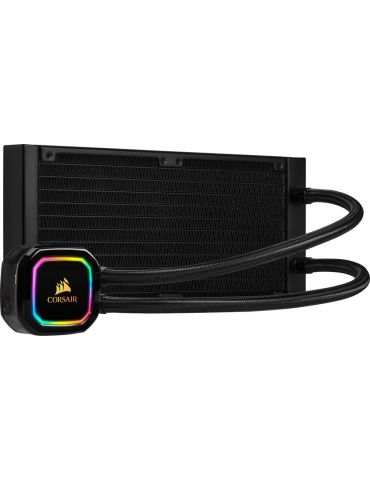 Cooler corsair skt. universal racire cu lichid vent. 120 mm x 2 2400 rpm led rgb cw-9060043-ww (include tv 3.5 lei) Corsair - 1