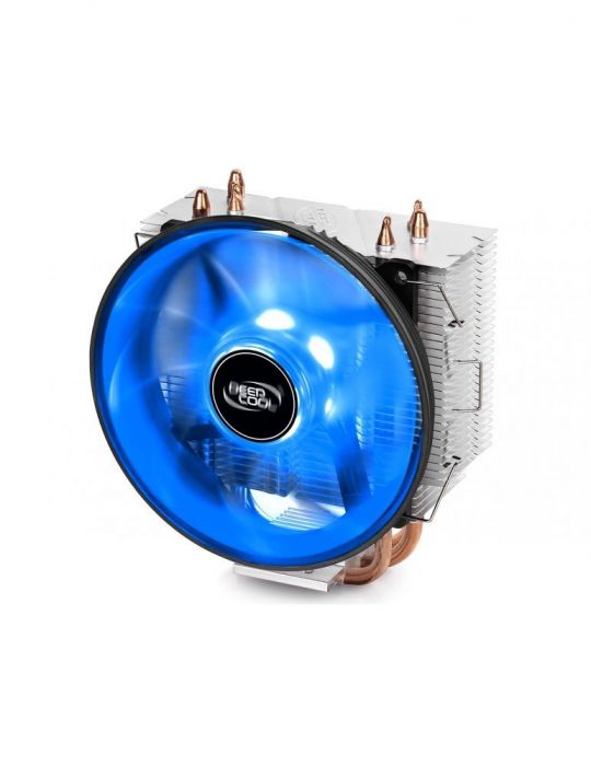 Cooler  deepcool skt. universal racire cu aer vent. 120 mm 1600 rpm led albastru gammaxx 300b (include tv 0.8 lei) Deepcool - 1