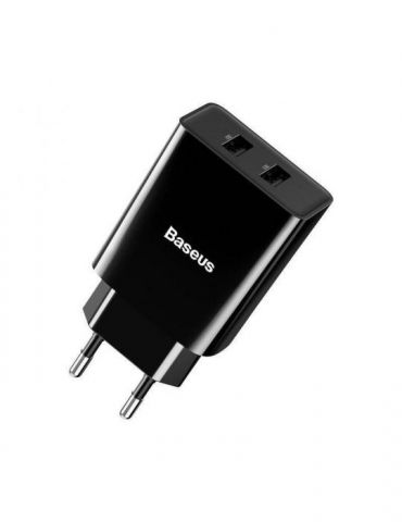 Incarcator retea baseus speed mini quick charge 10.5w 2 x usb 5v/2.1a negru ccfs-r01 (include tv 0.8lei) - 6953156216426 Baseus  - Tik.ro