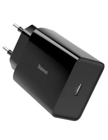 Incarcator retea baseus speed mini quick charge 20w 1 x usb type-c 5v/3a max negru ccfs-sn01 (include tv 0.18lei) - 695315620 Ba - Tik.ro