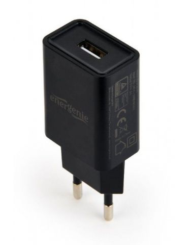 Alimentator retea 220v gembird universal 1 x usb 2.1a negru eg-uc2a-03 (include tv 0.18lei) Gembird - 1