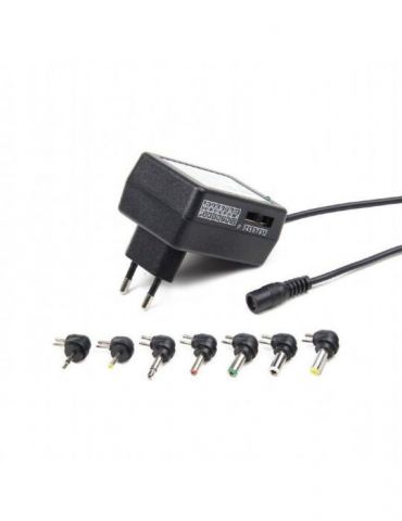 Alimentator retea 220v gembird 7 conectori circulari 12 w eg-mc-008 (include tv 0.18lei) Gembird - 1