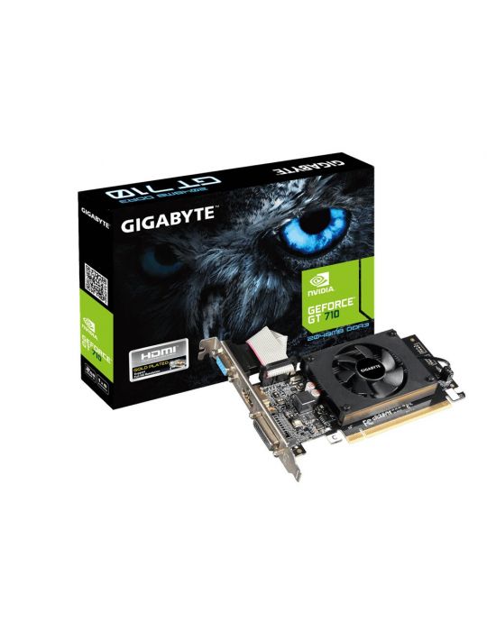 Gigabyte GV-N710D3-2GL plăci video NVIDIA GeForce GT 710 2 Giga Bites GDDR3 Gigabyte - 2