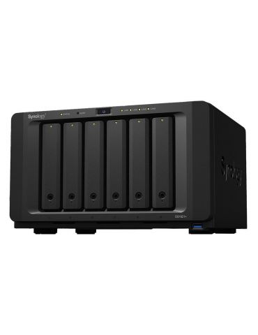 Synology ds1621+ nas amd v1500b quad-core 2.2 ghz 4gb ddr4 3xusb 3.2 gen 1 2xesata 6 bay ds1621+ Synology - 1