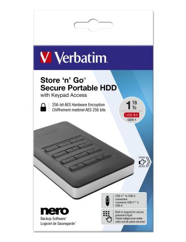 Verbatim Store'n'Go hard-disk-uri externe 2000 Giga Bites Negru, Argint Verbatim - 4