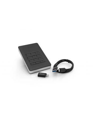 Verbatim Store'n'Go hard-disk-uri externe 1000 Giga Bites Negru, Argint Verbatim - 6