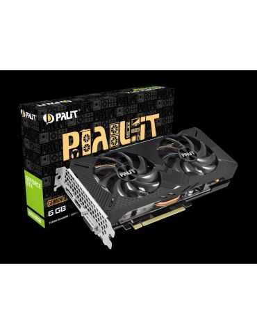 Placa video vga palit gtx1660 super gp 6g gddr6 pci Palit - 1