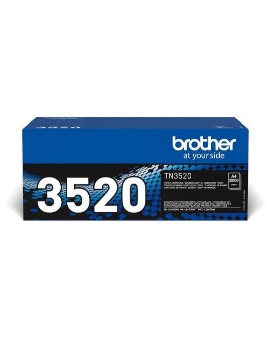 Toner  Brother TN-3520  Black Brother - 2