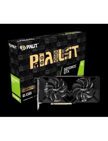 Placa video vga palit gtx1660 super gp 6g gddr6 pci Palit - 1