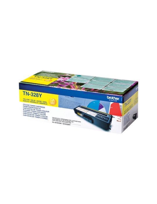 Toner  Brother TN-328Y Yellow Brother - 1