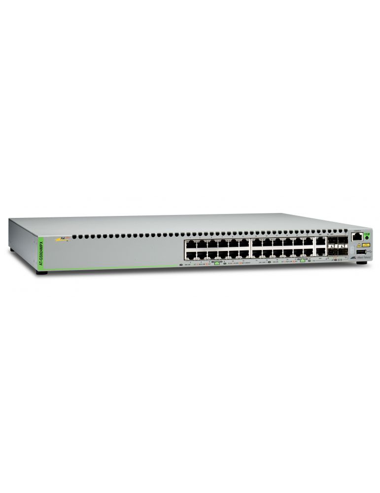 Allied Telesis AT-GS924MPX-50 Gestionate L2 Gigabit Ethernet (10/100/1000) Power over Ethernet (PoE) Suport Gri