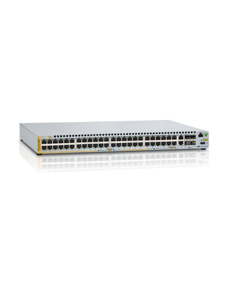 Allied Telesis AT-x310-50FP-50 Gigabit Ethernet (10/100/1000) Power over Ethernet (PoE) Suport 1U Gri