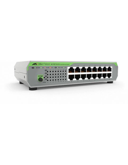 Allied Telesis AT-FS710/16-50 Fara management Fast Ethernet (10/100) 1U Verde, Gri Allied telesis - 2