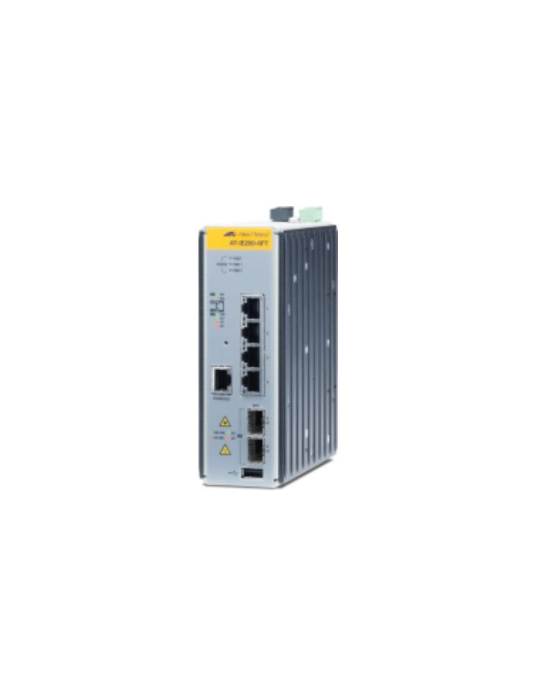 Allied Telesis AT-IE200-6FT-80 Gestionate L2 Fast Ethernet (10/100) Gri
