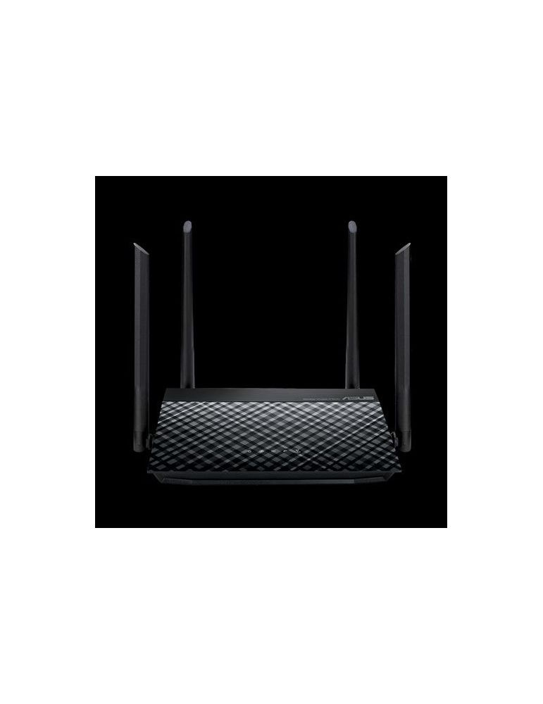 ASUS RT-N19 N600 router wireless Fast Ethernet Bandă unică (2.4 GHz) 4G Negru