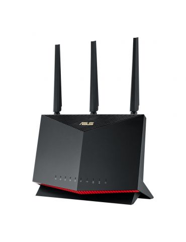 ASUS AX5700 RT-AX86U router wireless Gigabit Ethernet Bandă dublă (2.4 GHz/ 5 GHz) 3G 5G 4G Negru, Roşu Asus - 6