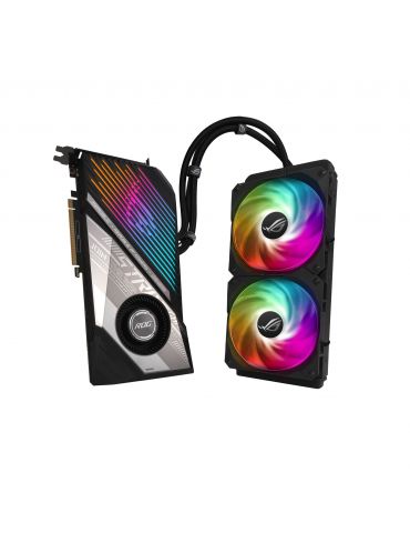 Placa video ASUS AMD Radeon RX 6900 XT ROG STRIX LC Gaming TOP 16GB  GDDR6  256 bit Asus - 4
