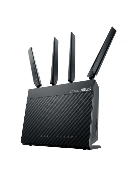 ASUS 4G-AC68U router wireless Gigabit Ethernet Bandă dublă (2.4 GHz/ 5 GHz) 3G Negru Asus - 1