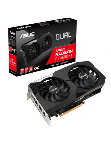 ASUS Dual -RX6600XT-O8G AMD Radeon RX 6600 XT 8 Giga Bites GDDR6 Asus - 8