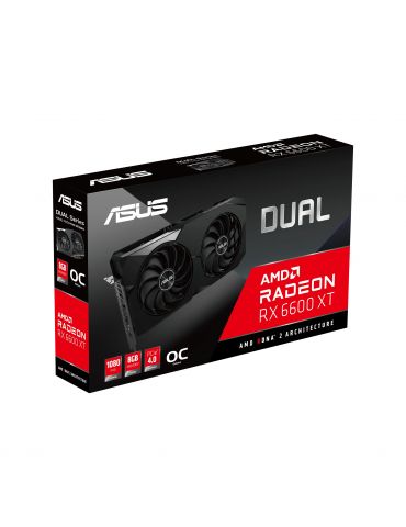 ASUS Dual -RX6600XT-O8G AMD Radeon RX 6600 XT 8 Giga Bites GDDR6 Asus - 9