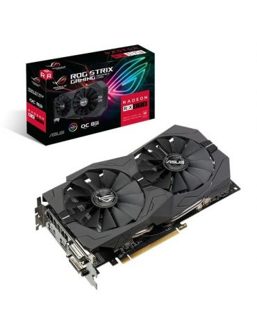 ASUS ROG 90YV0AJ8-M0NA00 plăci video AMD Radeon RX 570 8 Giga Bites GDDR5 Asus - 1