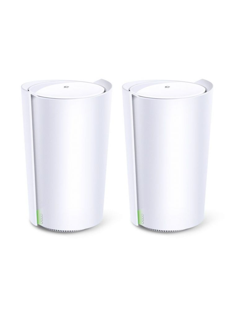 TP-LINK Deco X90 (2-pack) Tri-band (2.4 GHz / 5 GHz / 5 GHz) Wi-Fi 6 (802.11ax) Alb Intern