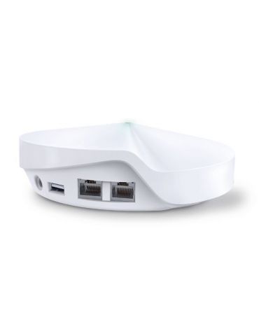 TP-LINK Deco M9 Plus router wireless Gigabit Ethernet Bandă dublă (2.4 GHz/ 5 GHz) 4G Alb Tp-link - 1 - Tik.ro