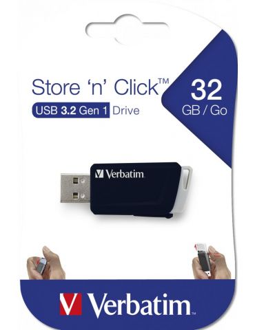 Verbatim Store 'n' Click memorii flash USB 32 Giga Bites USB Tip-A 3.2 Gen 1 (3.1 Gen 1) Negru Verbatim - 5