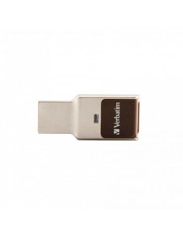Verbatim Fingerprint Secure memorii flash USB 32 Giga Bites USB Tip-A 3.2 Gen 1 (3.1 Gen 1) Argint Verbatim - 3