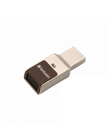 Verbatim Fingerprint Secure memorii flash USB 32 Giga Bites USB Tip-A 3.2 Gen 1 (3.1 Gen 1) Argint Verbatim - 5