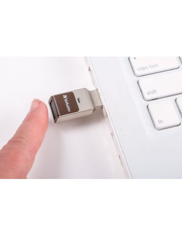 Verbatim Fingerprint Secure memorii flash USB 32 Giga Bites USB Tip-A 3.2 Gen 1 (3.1 Gen 1) Argint Verbatim - 9